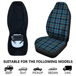ScotsTee Shop Scottish MacCorquodale Ancient Clan Crest Tartan Car Seat Covers