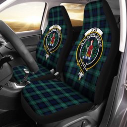 ScotsTee Shop Scottish Lyon (Liall Lyall Lyle) Modern Clan Crest Tartan Car Seat Covers