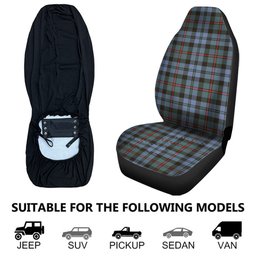 ScotsTee Shop Scottish MacCorquodale Weathered Clan Crest Tartan Car Seat Covers