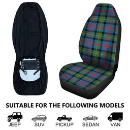 ScotsTee Shop Scottish Logan Ancient Clan Crest Tartan Car Seat Covers