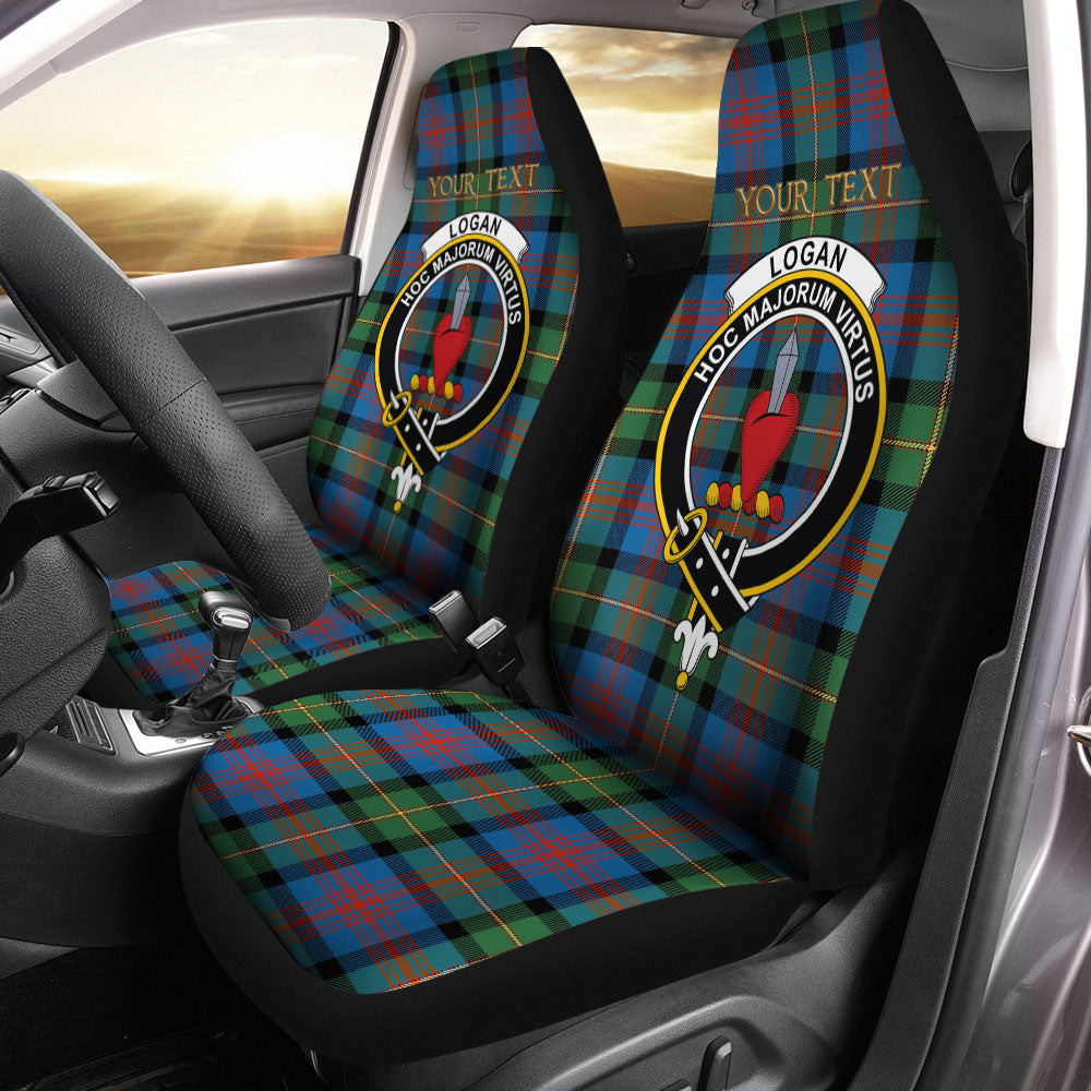 ScotsTee Shop Scottish Logan Ancient Clan Crest Tartan Car Seat Covers