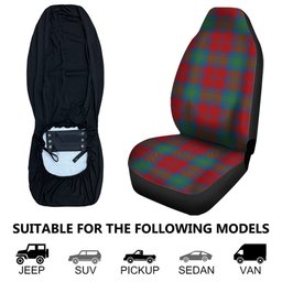 ScotsTee Shop Scottish Lindsay Modern Clan Crest Tartan Car Seat Covers