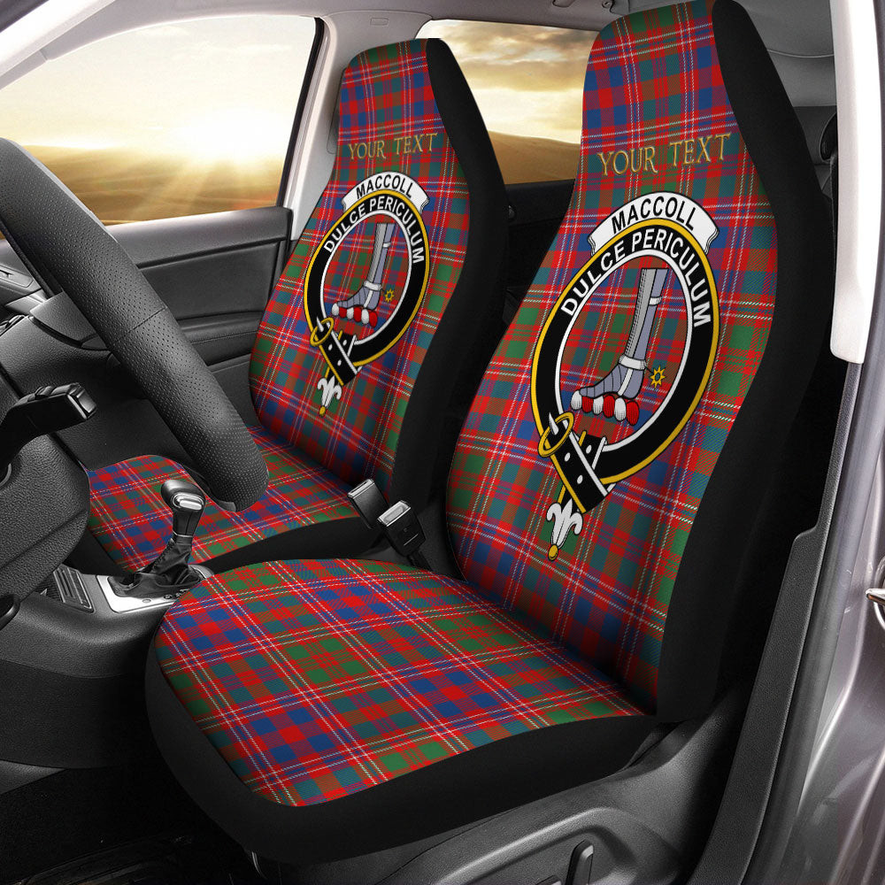 ScotsTee Shop Scottish MacColl (MacCall) Modern Clan Crest Tartan Car Seat Covers