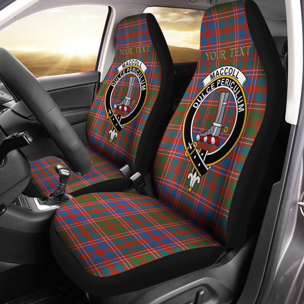 ScotsTee Shop Scottish MacColl (MacCall) Ancient Clan Crest Tartan Car Seat Covers
