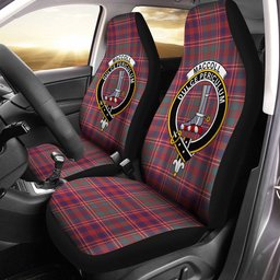ScotsTee Shop Scottish MacColl (MacCall) Weathered Clan Crest Tartan Car Seat Covers
