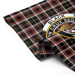ScotsTee Shop Scottish Black (DCD) Ancient Clan Crest Tartan Garden Flag