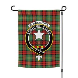 ScotsTee Shop Scottish Blackstock Hunting Modern Clan Crest Tartan Garden Flag