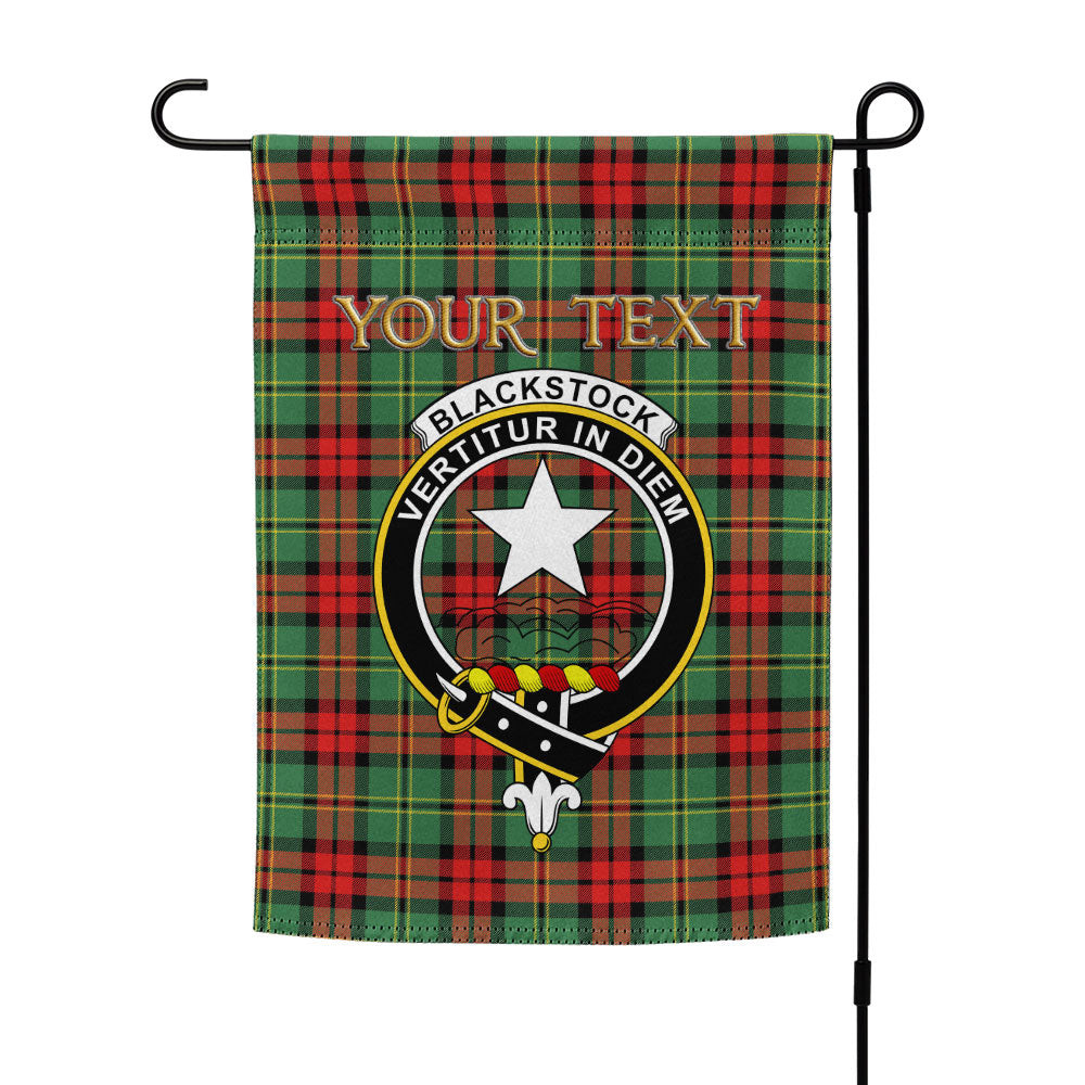 ScotsTee Shop Scottish Blackstock Hunting Modern Clan Crest Tartan Garden Flag