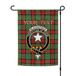 ScotsTee Shop Scottish Blackstock Hunting Modern Clan Crest Tartan Garden Flag