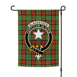 ScotsTee Shop Scottish Blackstock Hunting Ancient Clan Crest Tartan Garden Flag