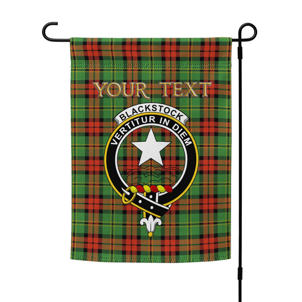 ScotsTee Shop Scottish Blackstock Hunting Ancient Clan Crest Tartan Garden Flag