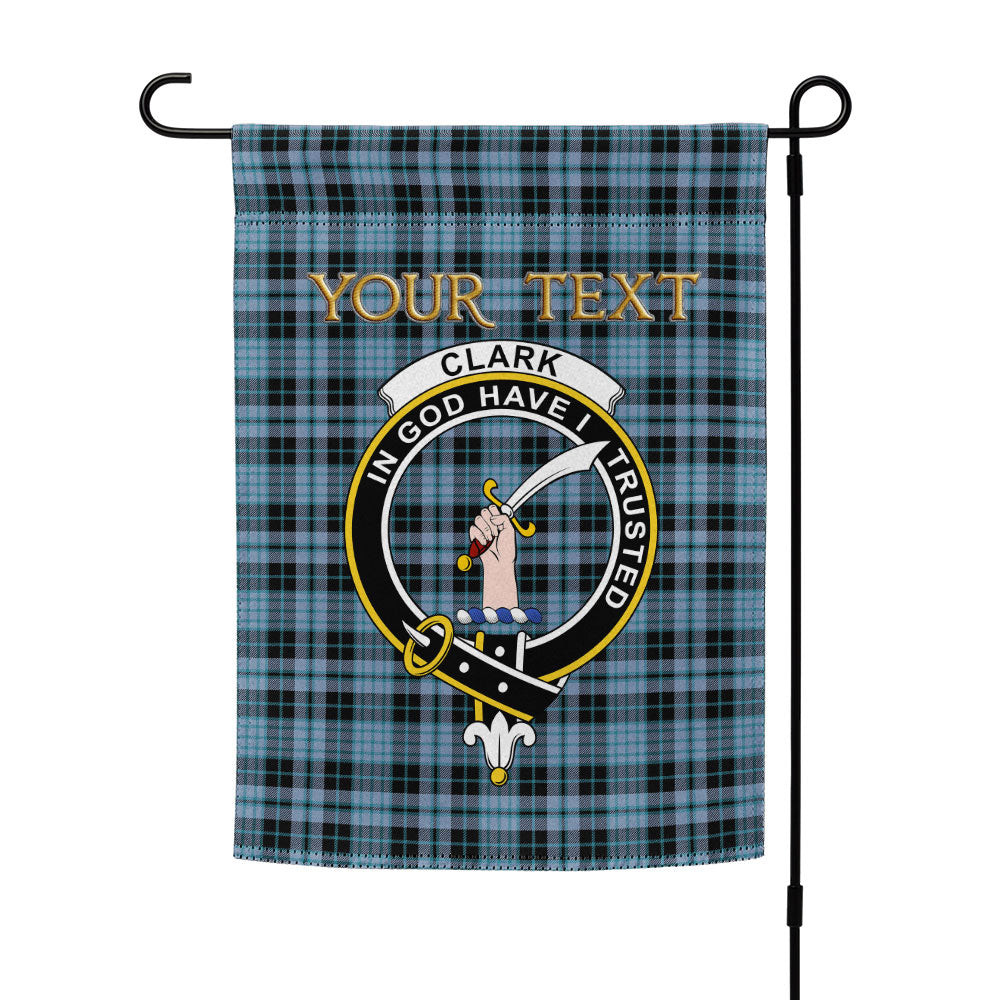 ScotsTee Shop Scottish Clark (Clergy) Ancient Clan Crest Tartan Garden Flag