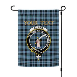 ScotsTee Shop Scottish Clark (Clergy) Ancient Clan Crest Tartan Garden Flag