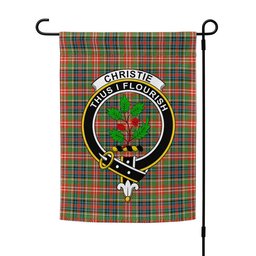ScotsTee Shop Scottish Christie Ancient Clan Crest Tartan Garden Flag