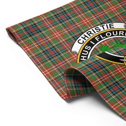 ScotsTee Shop Scottish Christie Ancient Clan Crest Tartan Garden Flag