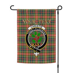 ScotsTee Shop Scottish Christie Ancient Clan Crest Tartan Garden Flag
