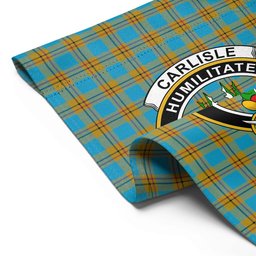 ScotsTee Shop Scottish Carlisle (Carlill) Ancient Clan Crest Tartan Garden Flag