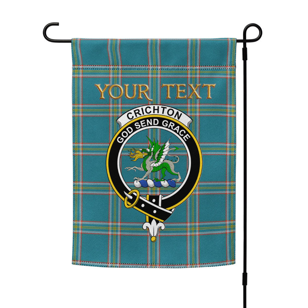 ScotsTee Shop Scottish Crichton (Creighton) Ancient Clan Crest Tartan Garden Flag