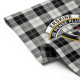 ScotsTee Shop Scottish Erskine Black & White Clan Crest Tartan Garden Flag