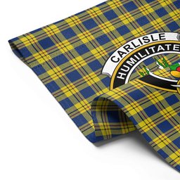 ScotsTee Shop Scottish Carlisle (Carlill) Modern Clan Crest Tartan Garden Flag