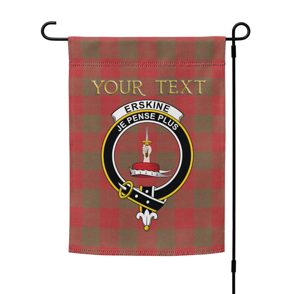 ScotsTee Shop Scottish Erskine Weathered Clan Crest Tartan Garden Flag