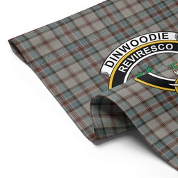 ScotsTee Shop Scottish Dinwoodie Weathered Clan Crest Tartan Garden Flag