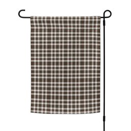 ScotsTee Shop Scottish Brodie Black & White Weathered Clan Crest Tartan Garden Flag