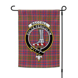 ScotsTee Shop Scottish MacColl (MacCall) Modern Clan Crest Tartan Garden Flag