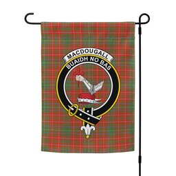 ScotsTee Shop Scottish MacDougall Ancient Clan Crest Tartan Garden Flag