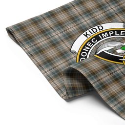 ScotsTee Shop Scottish Kidd Weathered Clan Crest Tartan Garden Flag