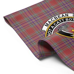 ScotsTee Shop Scottish MacBean (MacBain) Weathered Clan Crest Tartan Garden Flag