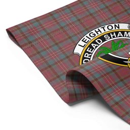 ScotsTee Shop Scottish Leighton Weathered Clan Crest Tartan Garden Flag