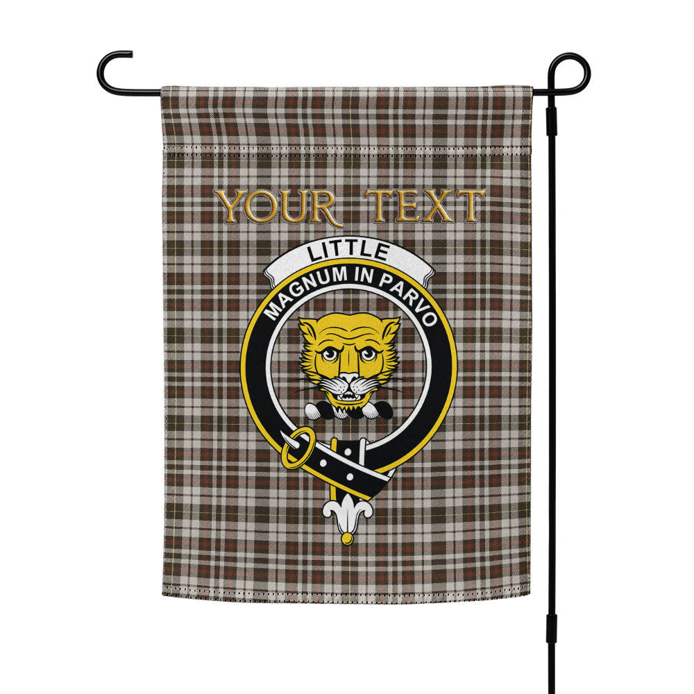 ScotsTee Shop Scottish Little Arisaid Weathered Clan Crest Tartan Garden Flag