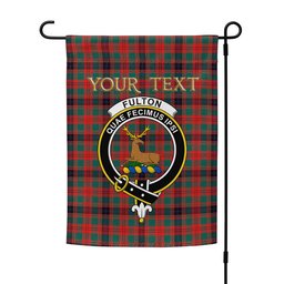 ScotsTee Shop Scottish Fulton 1999 Modern Clan Crest Tartan Garden Flag