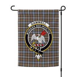 ScotsTee Shop Scottish Gammell Weathered Clan Crest Tartan Garden Flag
