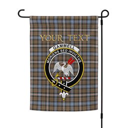 ScotsTee Shop Scottish Gammell Weathered Clan Crest Tartan Garden Flag