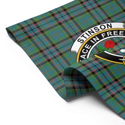 ScotsTee Shop Scottish Stinson (Stephenson Stevenson) Ancient Clan Crest Tartan Garden Flag