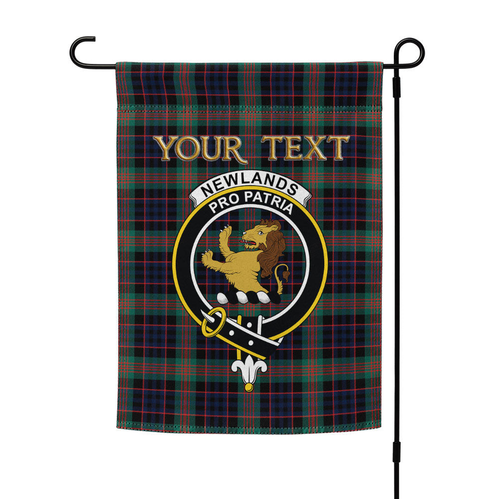 ScotsTee Shop Scottish Newlands (Walker Newlands) Modern Clan Crest Tartan Garden Flag