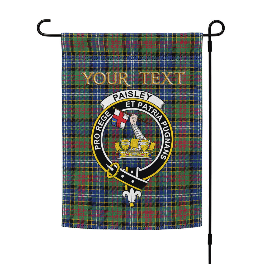 ScotsTee Shop Scottish Paisley Drennan (Drennan Drennan) Modern Clan Crest Tartan Garden Flag