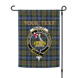 ScotsTee Shop Scottish Paisley Drennan (Drennan Drennan) Modern Clan Crest Tartan Garden Flag