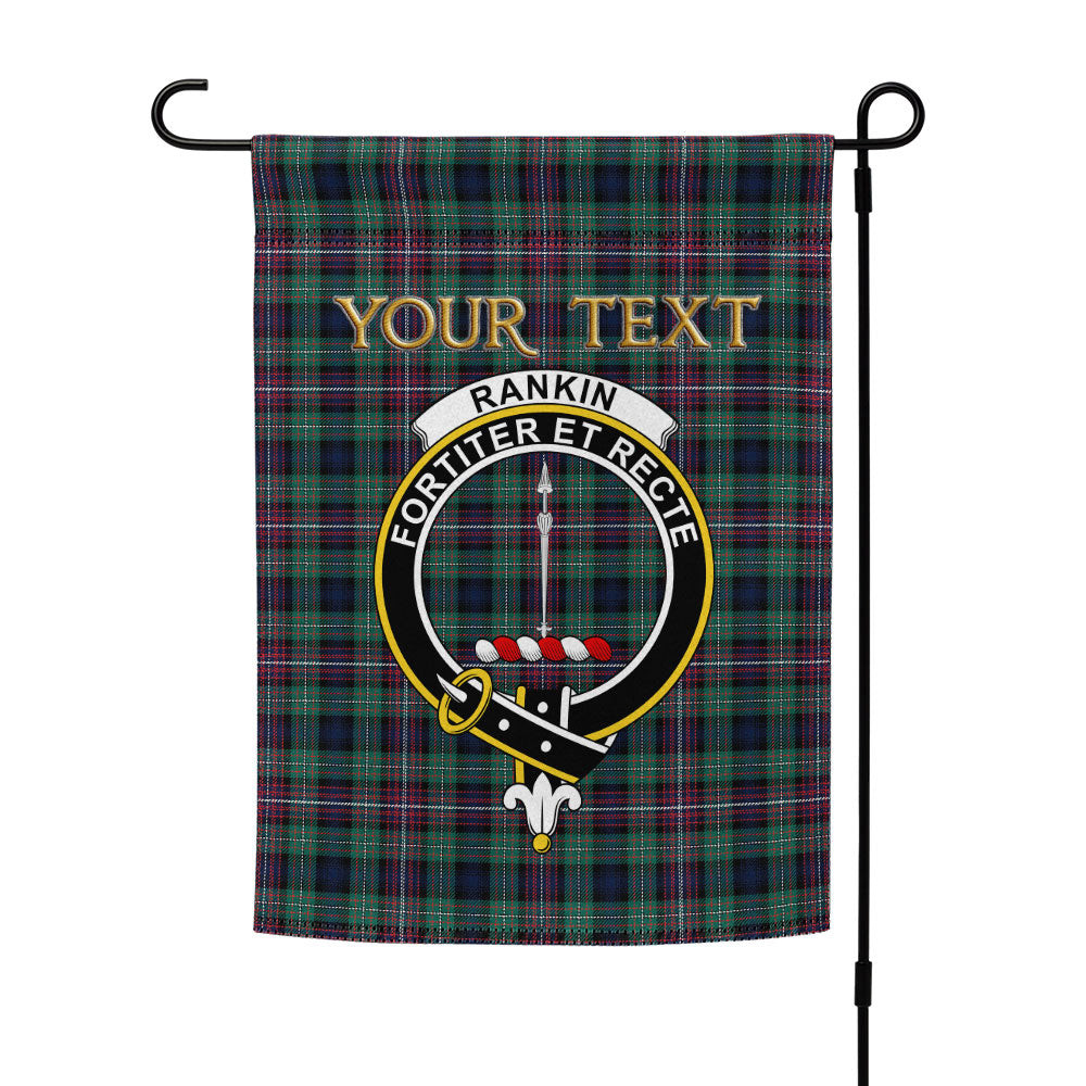 ScotsTee Shop Scottish Rankin (Dalgliesh) Modern Clan Crest Tartan Garden Flag