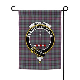 ScotsTee Shop Scottish Rankin (Dalgliesh) Weathered Clan Crest Tartan Garden Flag