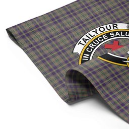 ScotsTee Shop Scottish Tailyour Weathered Clan Crest Tartan Garden Flag