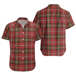 ScotsTee Shop Scottish Boyd Weathered Clan Crest Personalized Tartan Short Sleeve Shirt
