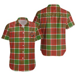 ScotsTee Shop Scottish Blackie Ancient Clan Crest Personalized Tartan Short Sleeve Shirt