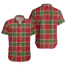 ScotsTee Shop Scottish Blackie Modern Clan Crest Personalized Tartan Short Sleeve Shirt