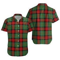 ScotsTee Shop Scottish Blackstock Hunting Modern Clan Crest Personalized Tartan Short Sleeve Shirt