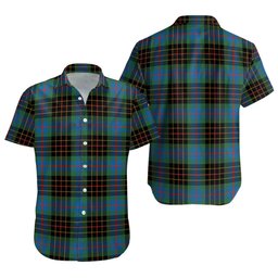 ScotsTee Shop Scottish Brodie Hunting Ancient Clan Crest Personalized Tartan Short Sleeve Shirt