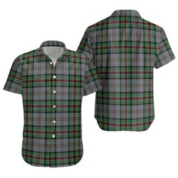 ScotsTee Shop Scottish Dinwoodie Ancient Clan Crest Personalized Tartan Short Sleeve Shirt