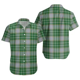 ScotsTee Shop Scottish Currie Modern Clan Crest Personalized Tartan Short Sleeve Shirt